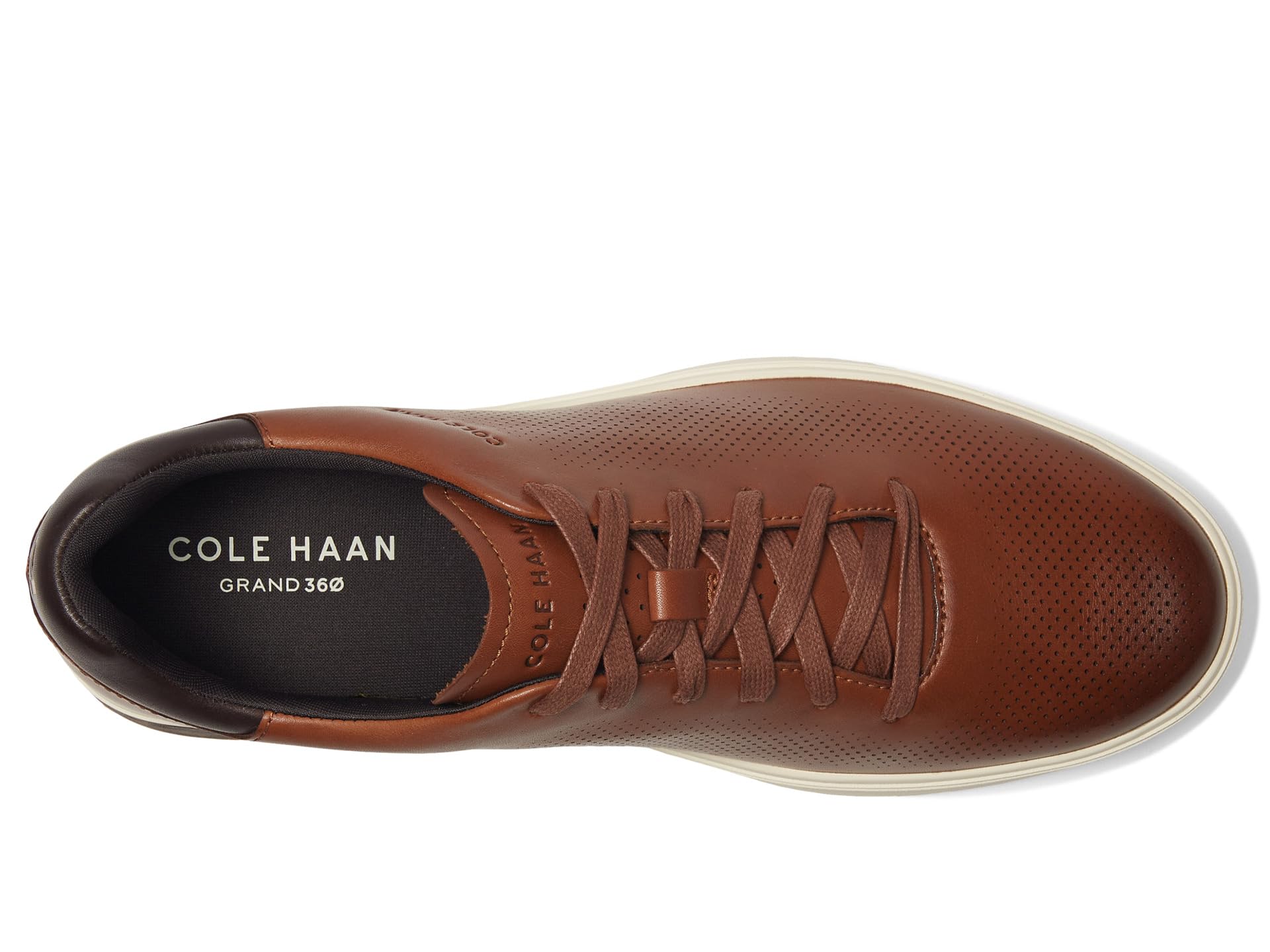 Кроссовки Cole Haan Grandpro Angleace Sneakers, цвет British Tan/Dark Chocolate/Ivory — фото 2