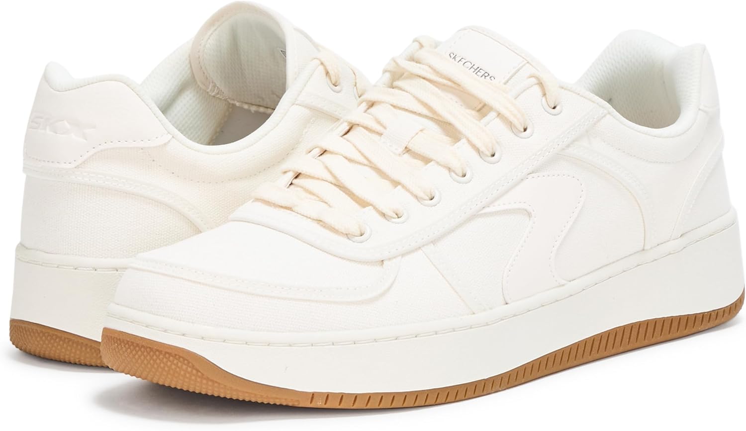 Мужские спортивные кроссовки Skechers Sport Court 2.0 - Calvon, слоновая кость — фото 3