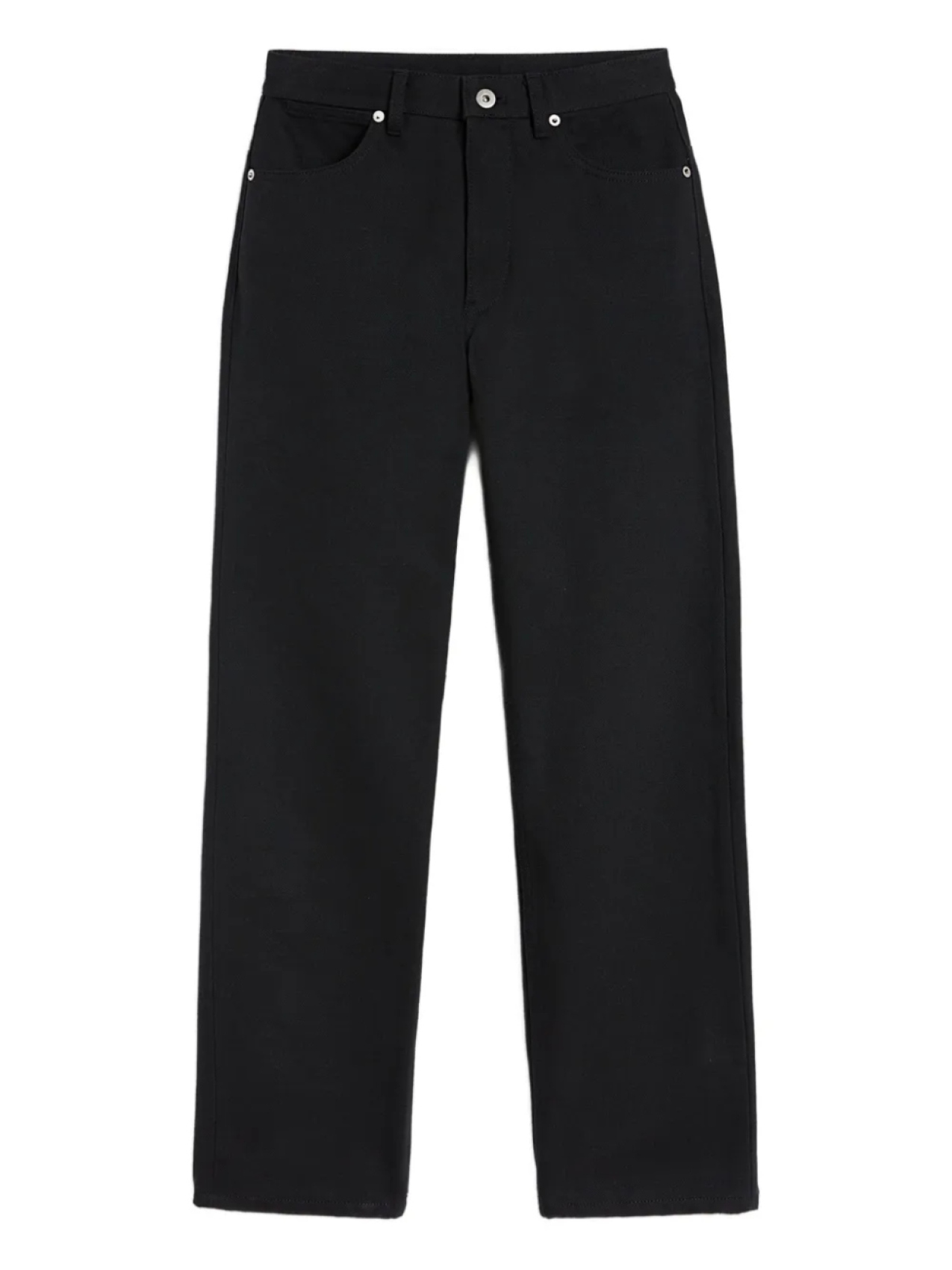 

Jil Sander джинсы с нашивкой-логотипом, черный
