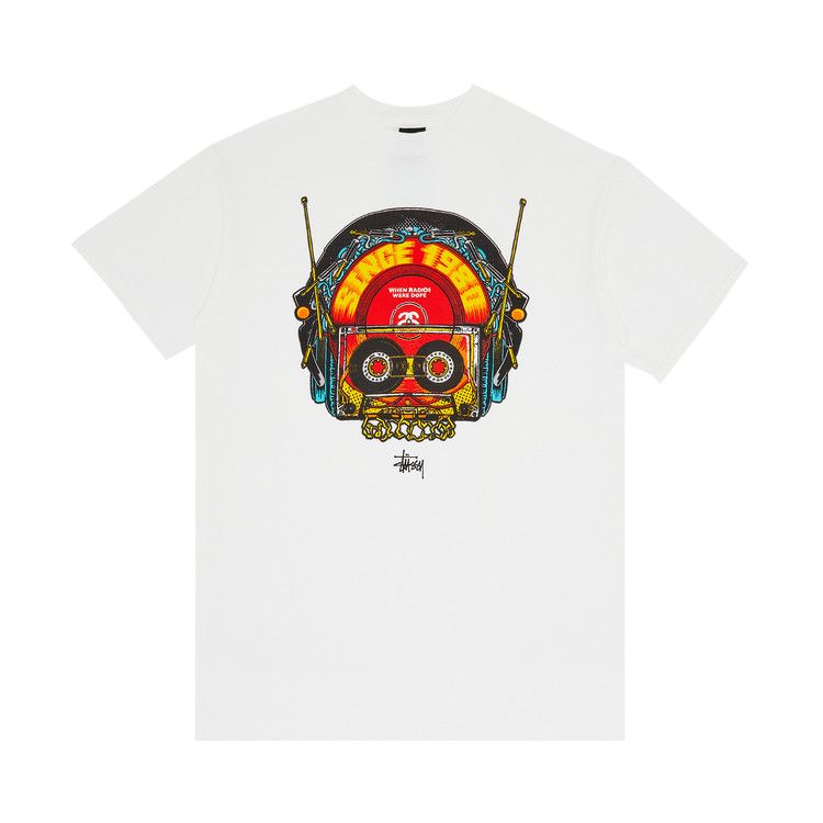 

Футболка Stussy Gear When Radios Were Dope Tee, White