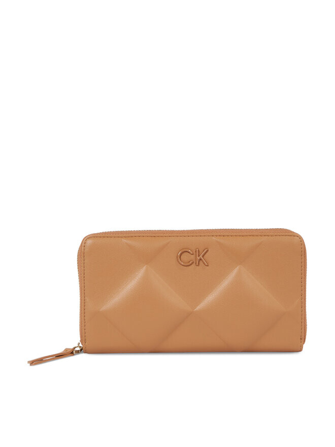 

Кошелек Re-Lock Quilt Za Wallet Lg Calvin Klein, коричневый