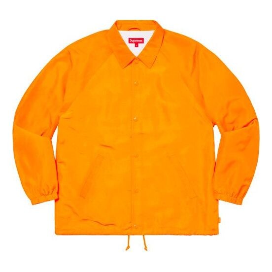 

Куртка world famous coaches jacket 'orange black' Supreme, оранжевый