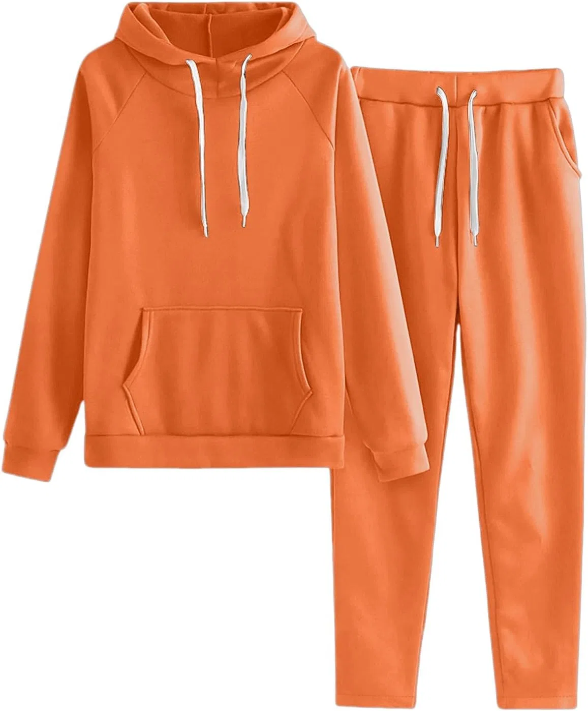 Спортивный костюм из флиса оверсайз, Orange #1