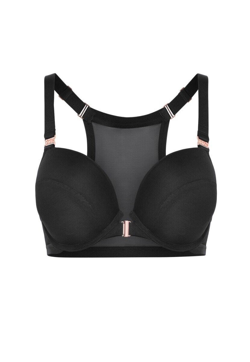 

Бюстгальтер на косточках FRONT FASTENING Oola Lingerie, черный