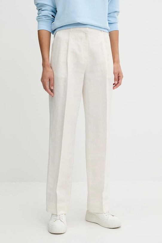 

Льняные брюки Calvin Klein, бежевый