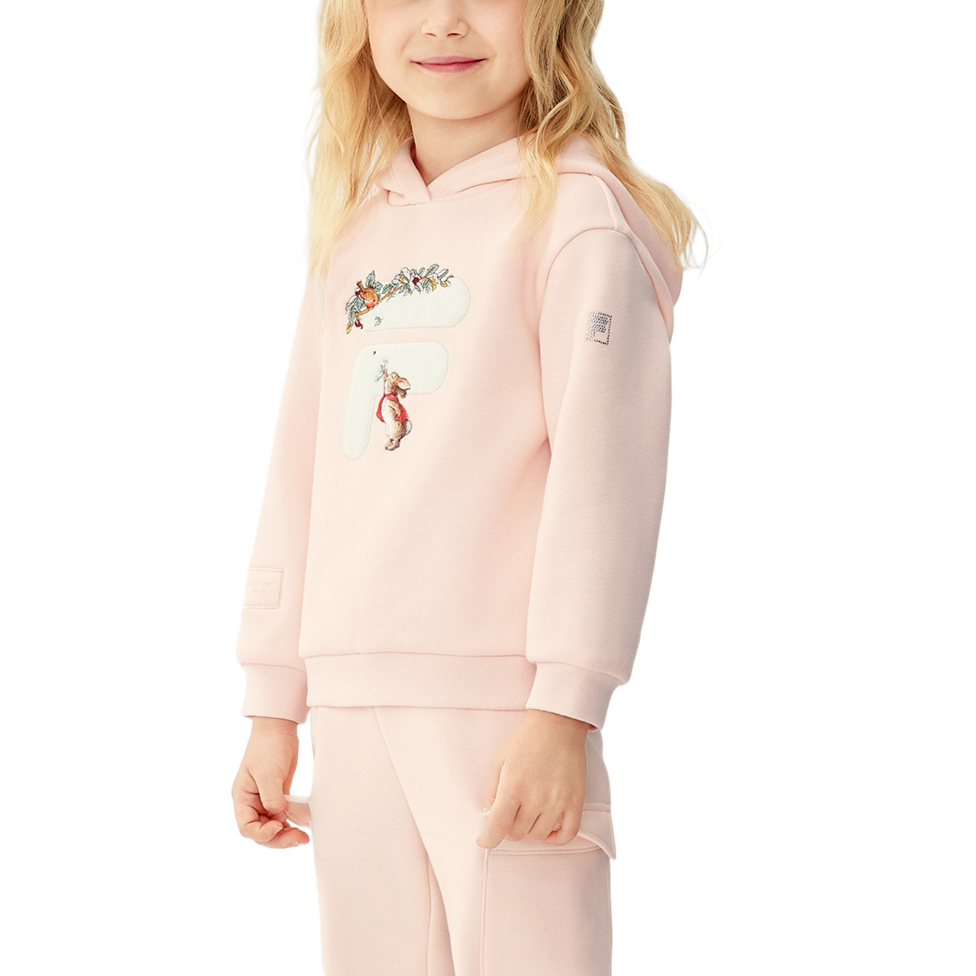 Питер Раббит, Свитшот для детей 3-7 лет FILA KIDS, розовый — фото 4