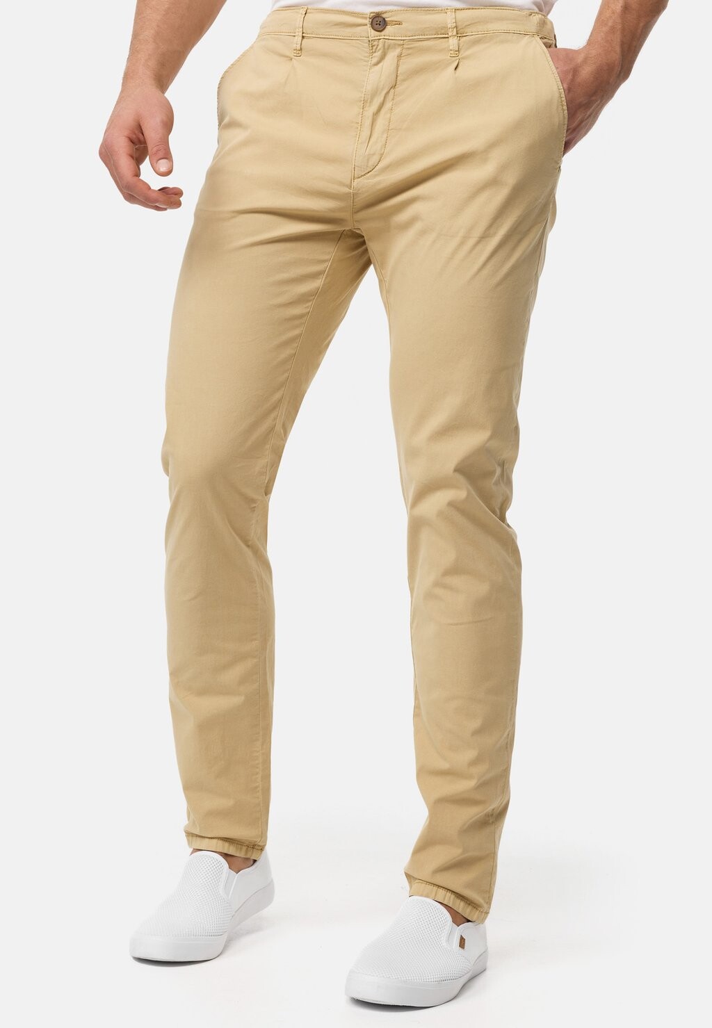 

Джинсы прямого кроя INFORTY INDICODE JEANS, цвет mojave