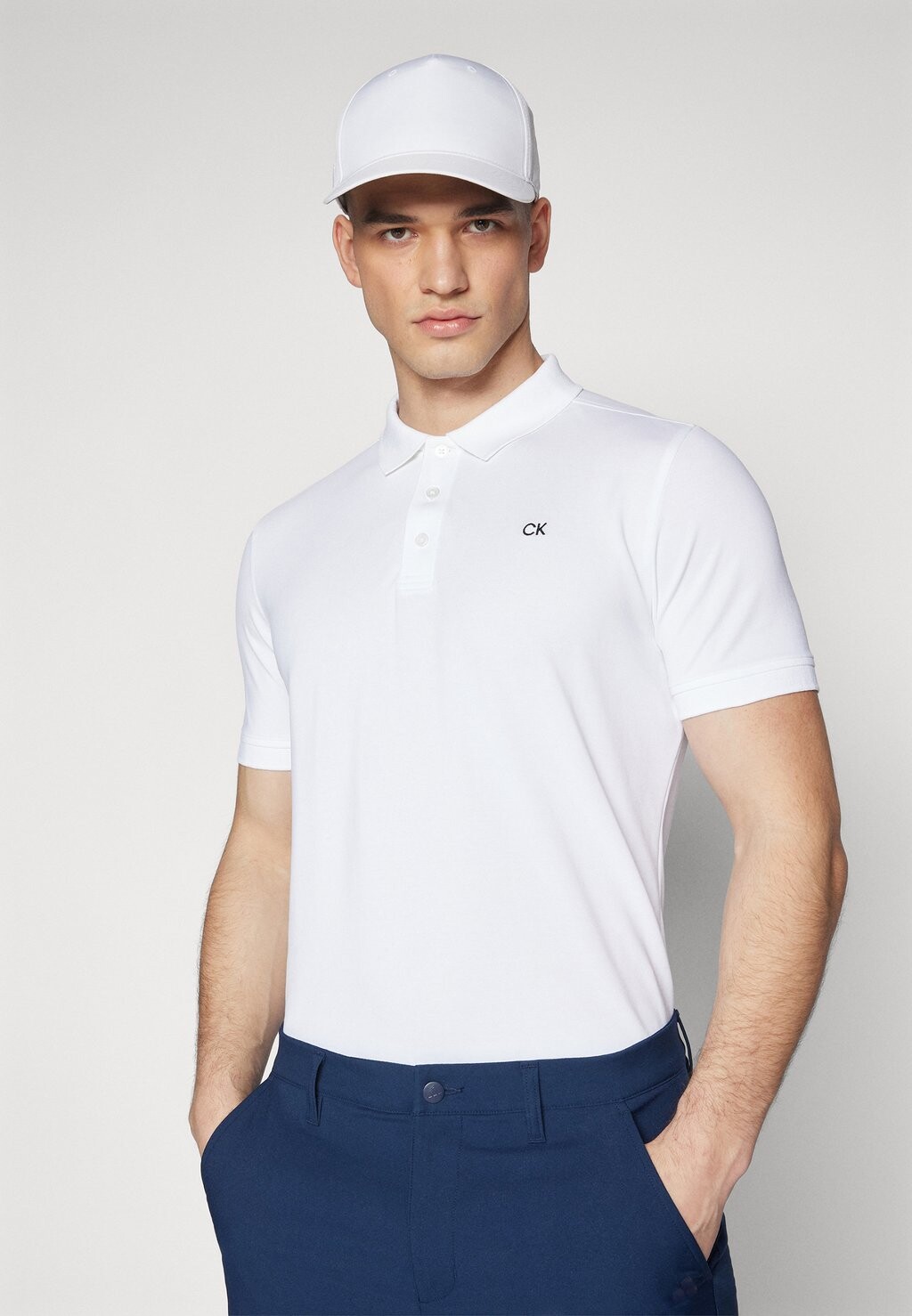 

Рубашка-поло Icon Calvin Klein, белая
