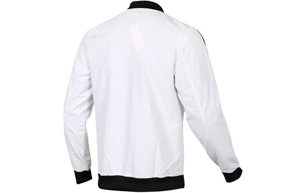 Куртка adidas neo M Wnd Brkr Bmbr Woven Athleisure Casual Sports Jacket White, белый — фото 2