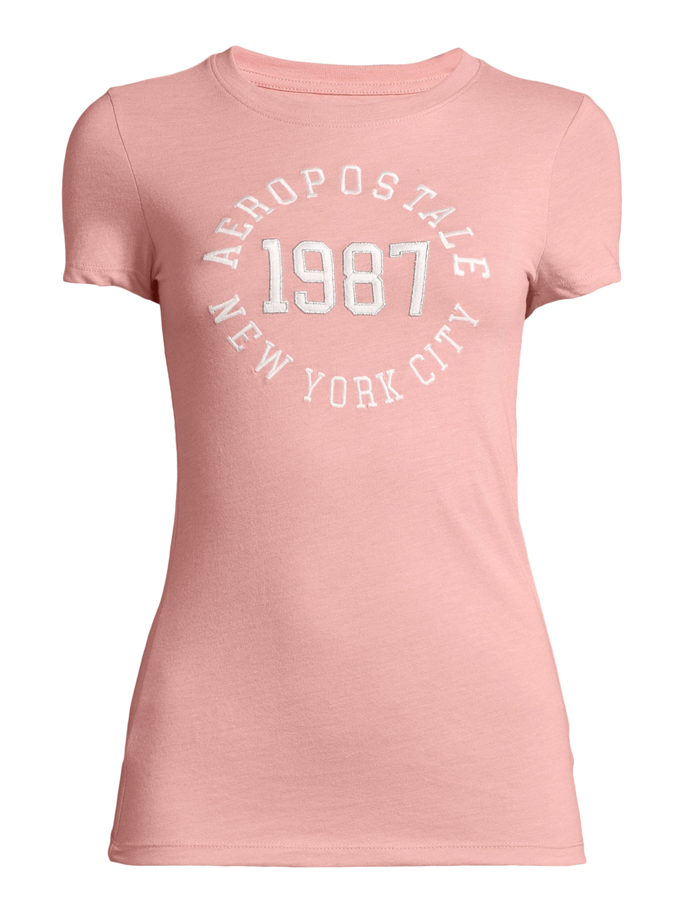 

AÉROPOSTALE Футболка 'JKI 1987' в розовом цвете, Розовый, AÉROPOSTALE Футболка 'JKI 1987' в розовом цвете