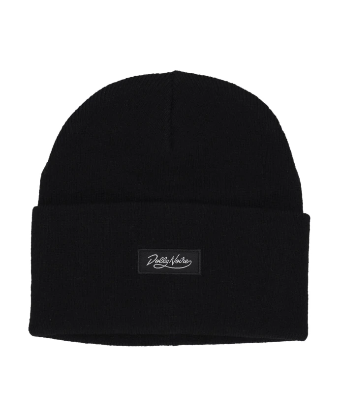 

Черная эластичная шапка-бини Dolly Noire, черный