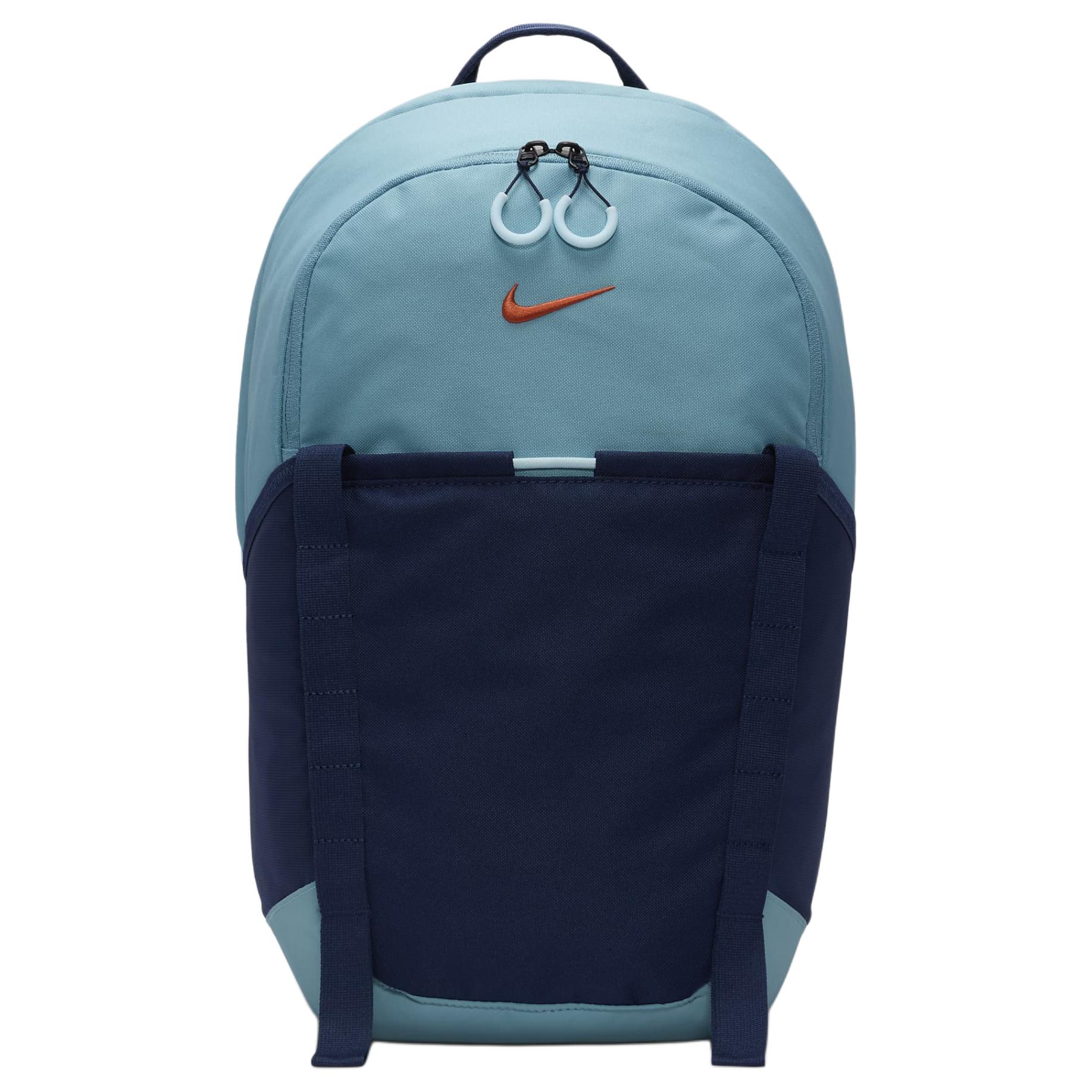 

Nike Полиэстеровый рюкзак с нейлоновой спинкой унисекс джинсовый бирюзовый и морской синий и винтажный коралловый, Denim Turquoise & Midnight Marine Blue & Vintage Coral