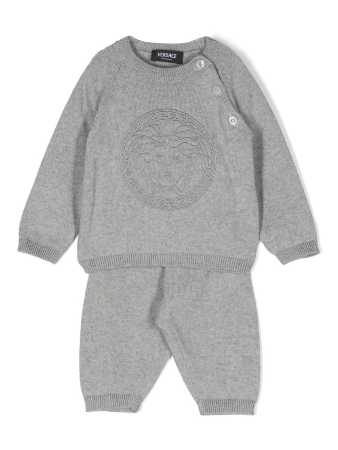 

Versace Kids спортивный костюм «Голова Медузы», серый