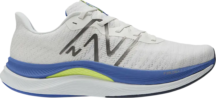 

Кроссовки FuelCell Propel v4 2E Wide 'White Marine Blue', белый