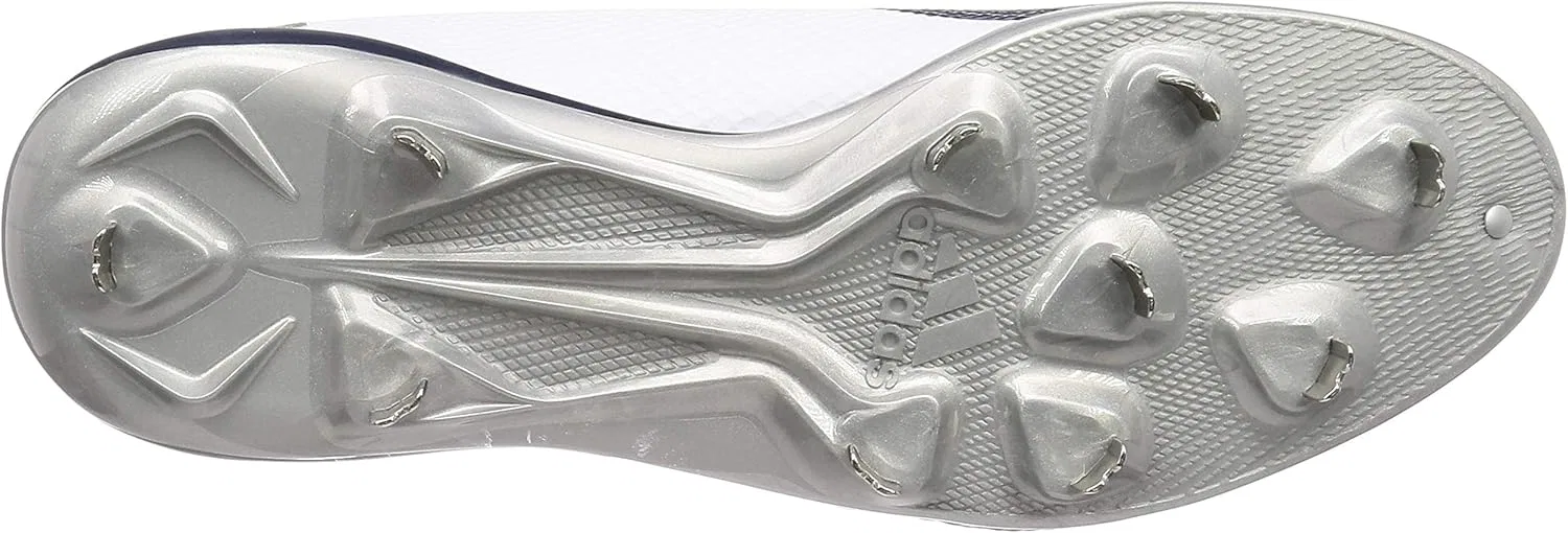 Бейсбольные кроссовки Adidas Adizero Stable Low с металлическими шипами, Crystal White Core Navy Silver — фото 4