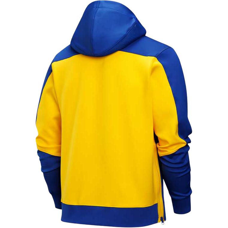 Nike Джакет DRI-FIT NBA мужской Ламп Грасс Блю Амарилло Еллоу, Lamp Grass Blue/Amarillo Yellow — фото 4
