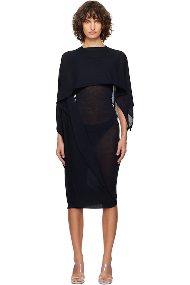 

Платье миди Willy Paloma Wool, черный