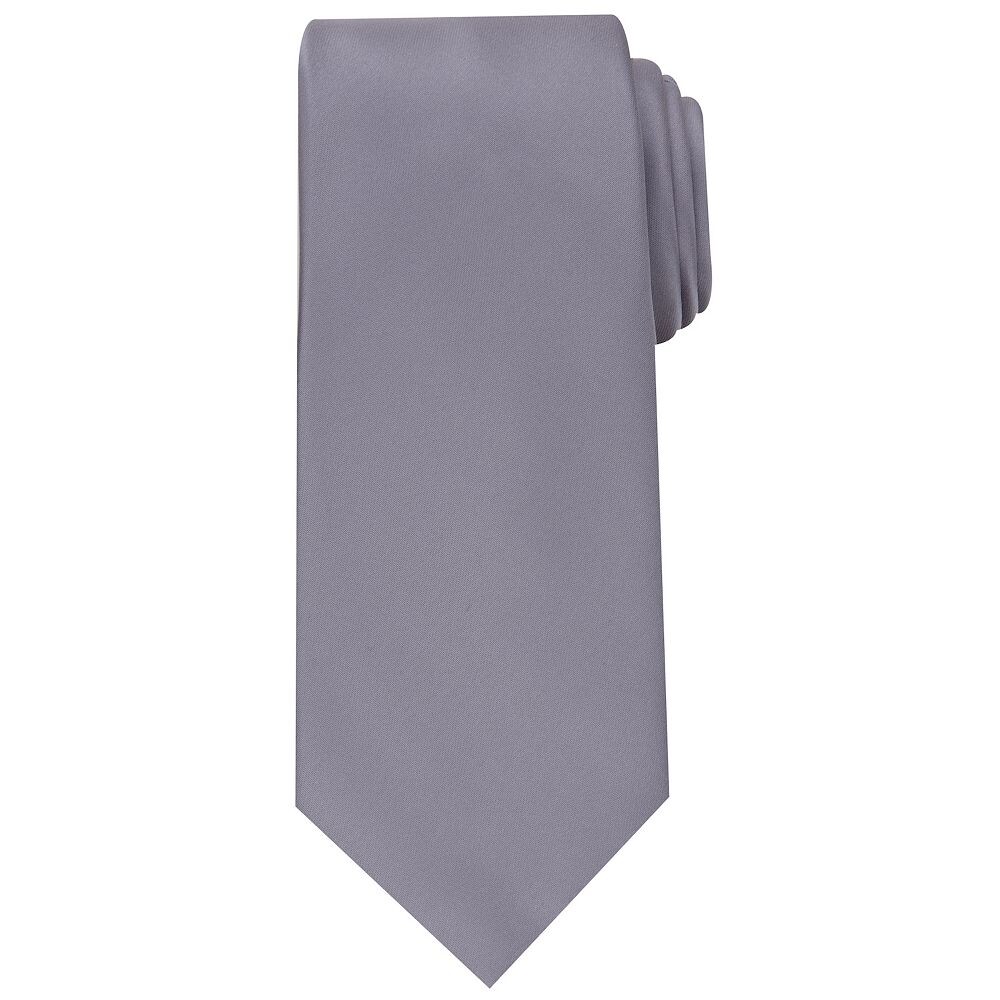 

Мужской однотонный атласный галстук на заказ Bespoke, цвет Silver Sateen