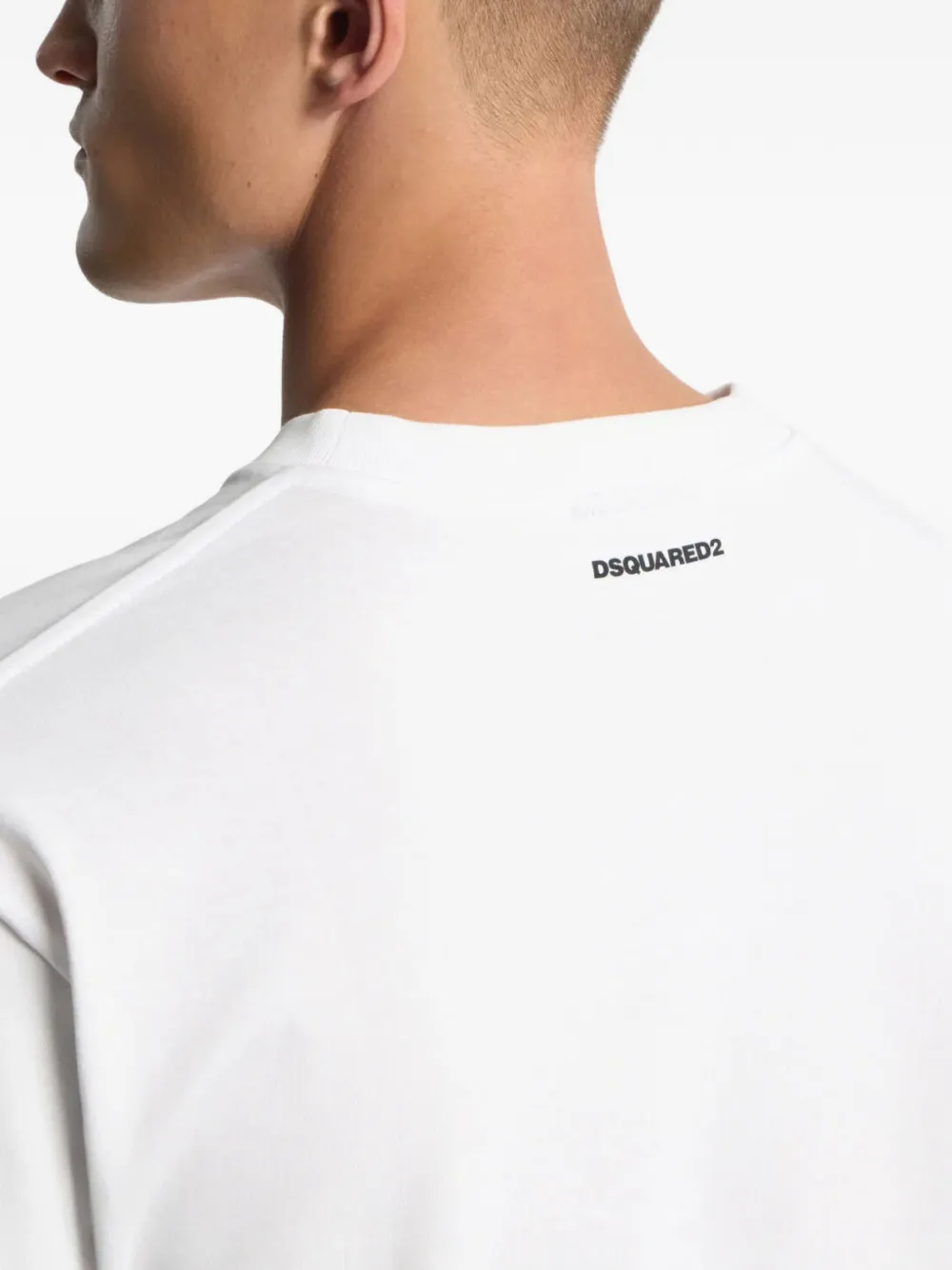 Футболка с графическим принтом Iconique Dsquared2, белый — фото 4
