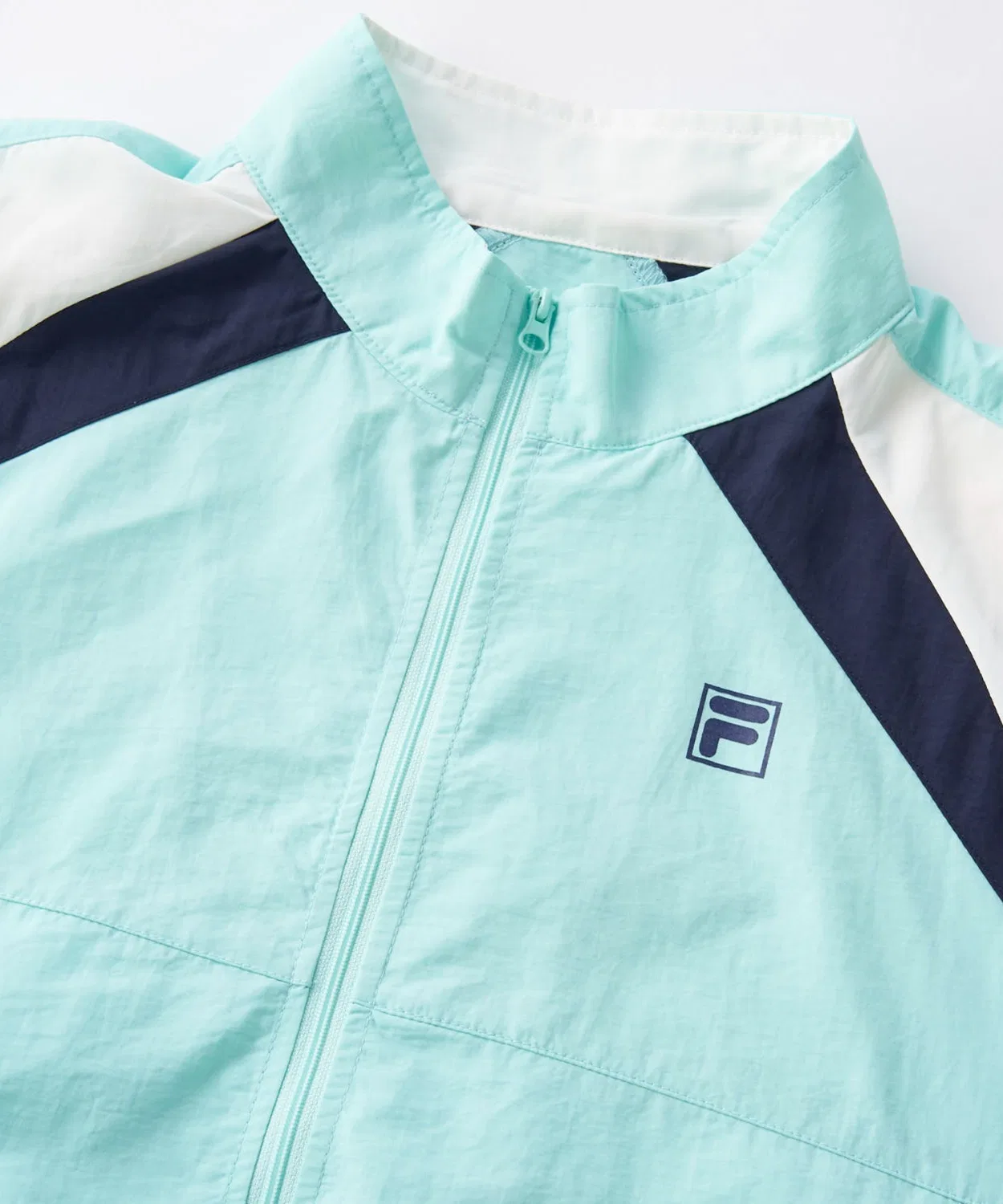 Ветровка FILA из полиэстера, цвет мята — фото 4