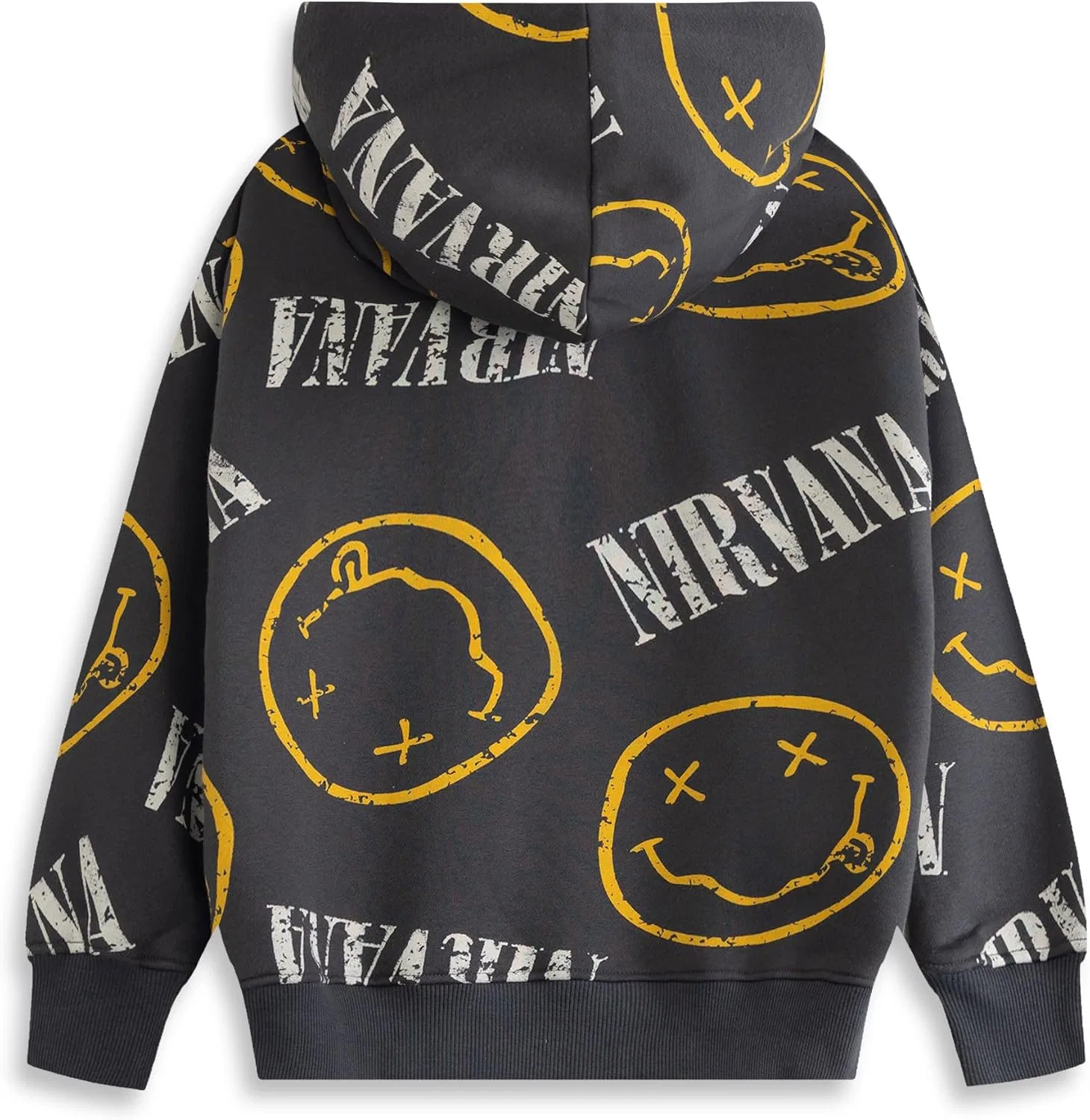 Детский спортивный костюм с логотипом Nirvana, серый — фото 3