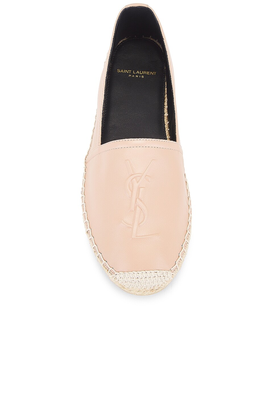 Эспадрильи на плоской подошве с монограммой Saint Laurent, цвет Beige Rose — фото 4