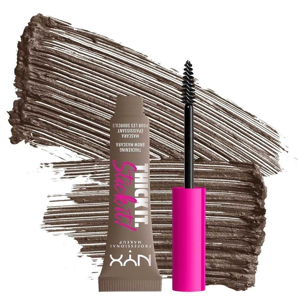 Гель или краска для бровей Nyx Professional Makeup, nr. 01 taupe, 7 мл — фото 3