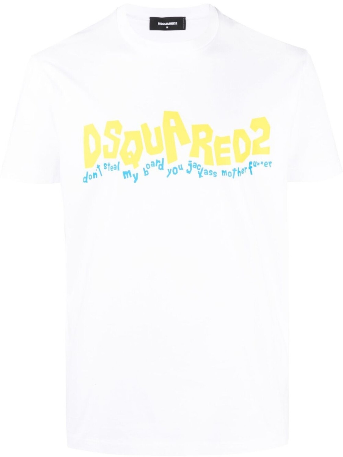 

DSQUARED2 футболка с графичным принтом, белый