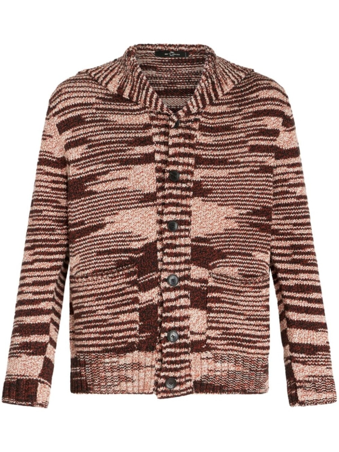 

Жаккардовый кардиган с узором ETRO, розовый