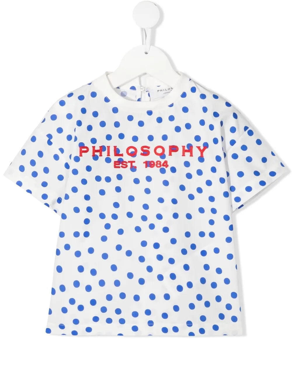 

Футболка с логотипом Philosophy Di Lorenzo Serafini Kids, белый