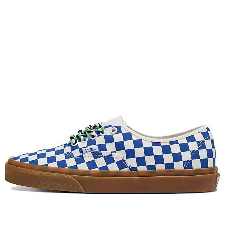 

Кроссовки Vans Authentic Checkerboard Shoes 'Blue White Gum', синий