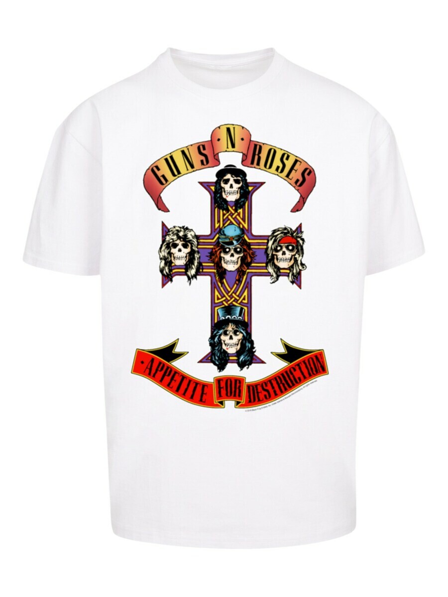 

Классическая футболка F4NT4STIC Shirt Guns n Roses Appetite For Destruction, белый
