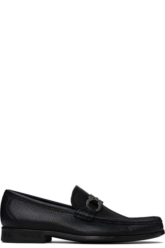 

Черные мокасины с орнаментом Gancini Ferragamo