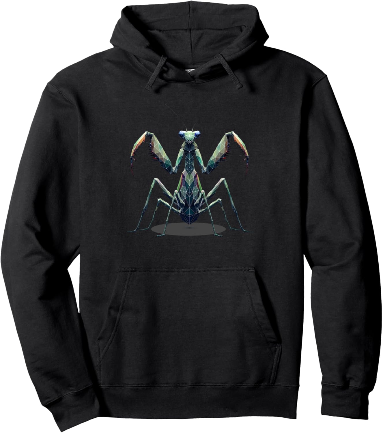 

Худи Polygonal Mantis Polygon Praying Mantis Collection, черный