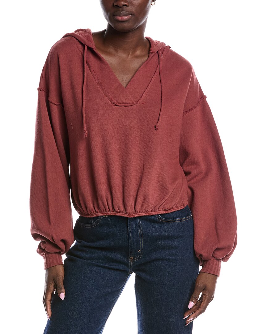 

Толстовка с капюшоном Project Social T Samson Bubble Hem V-образным вырезом, красный