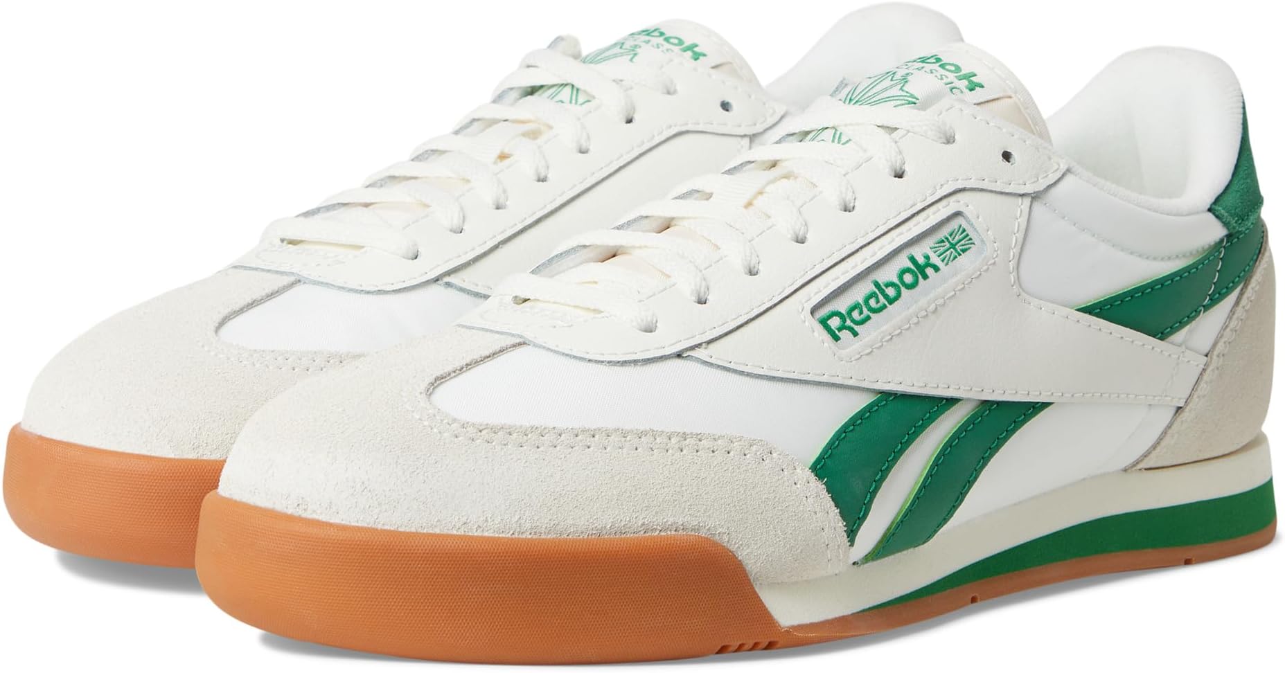 Кроссовки Unisex Reebok Lifestyle Campio XT, Chalk/Green/Gum