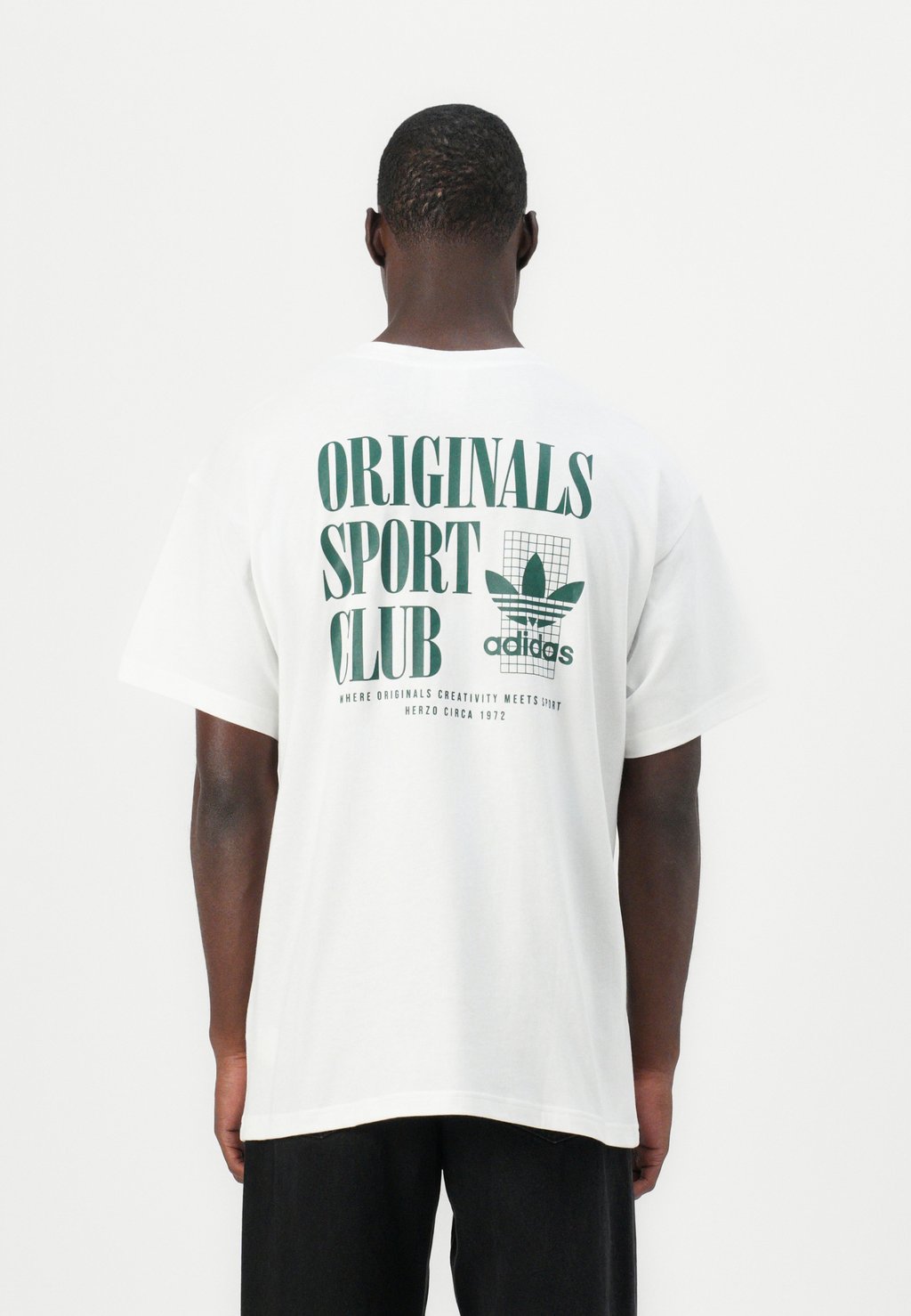 

Футболка с принтом SPORT CLUB TEE UNISEX Adidas Originals, белый