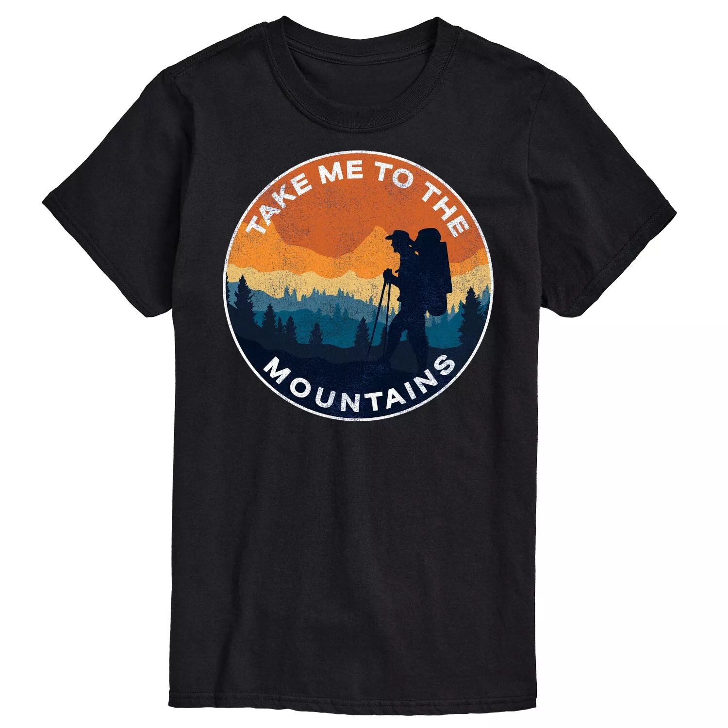 

Мужская футболка Take Me To The Mountains Licensed Character