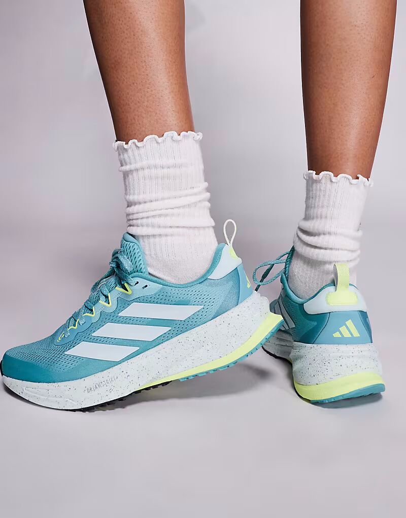 Кроссовки Adidas Running Supernova Rise ATR в бирюзовом и желтом цветах Adidas Performance — фото 2