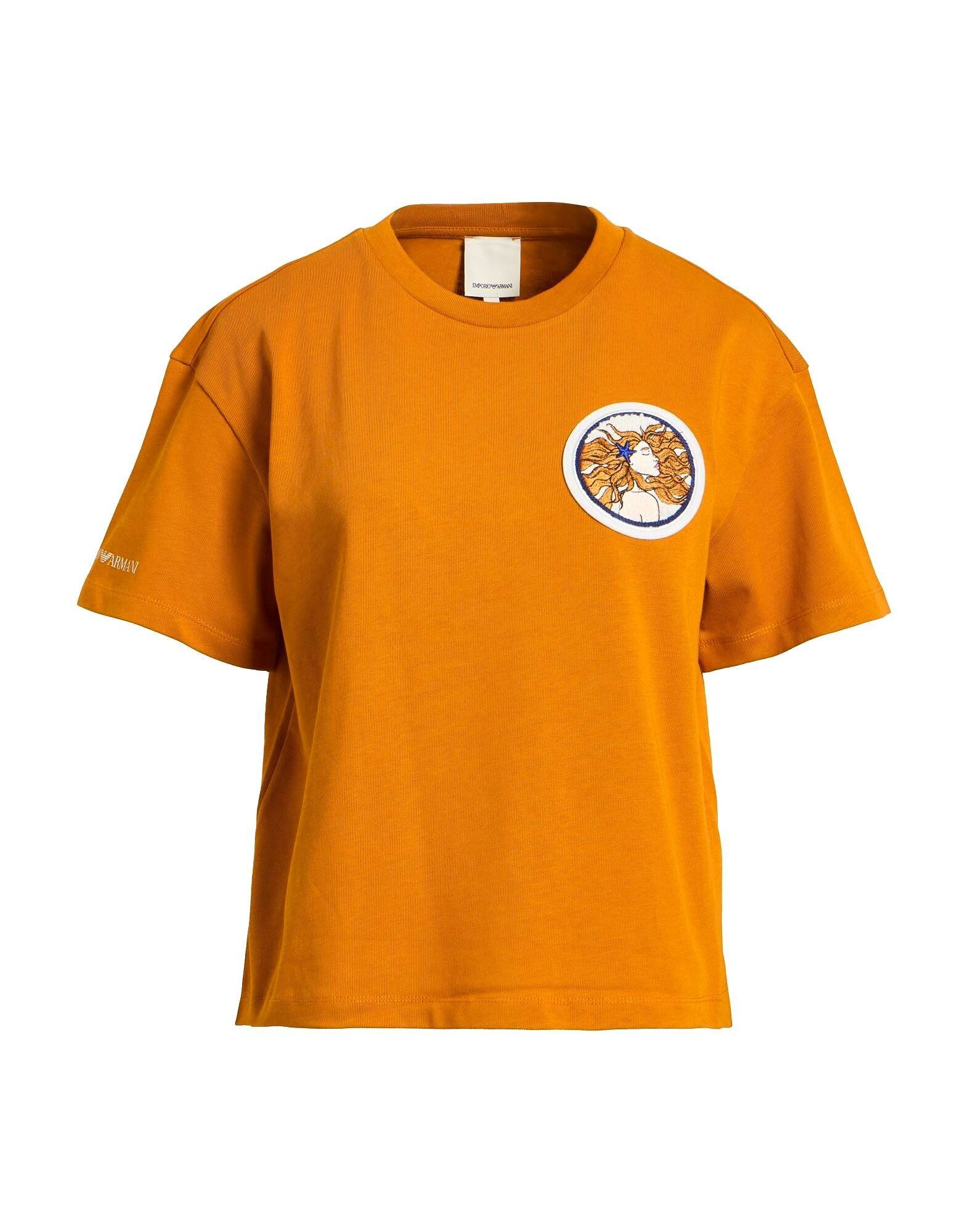 

Футболка Giorgio Armani, оранжево-коричневый