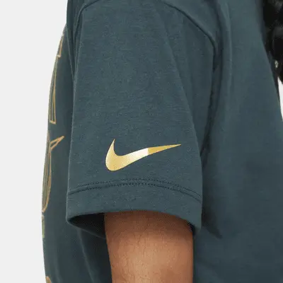 Футболка Nike Shine Boxy Tee, цвет Deep Jungle — фото 4