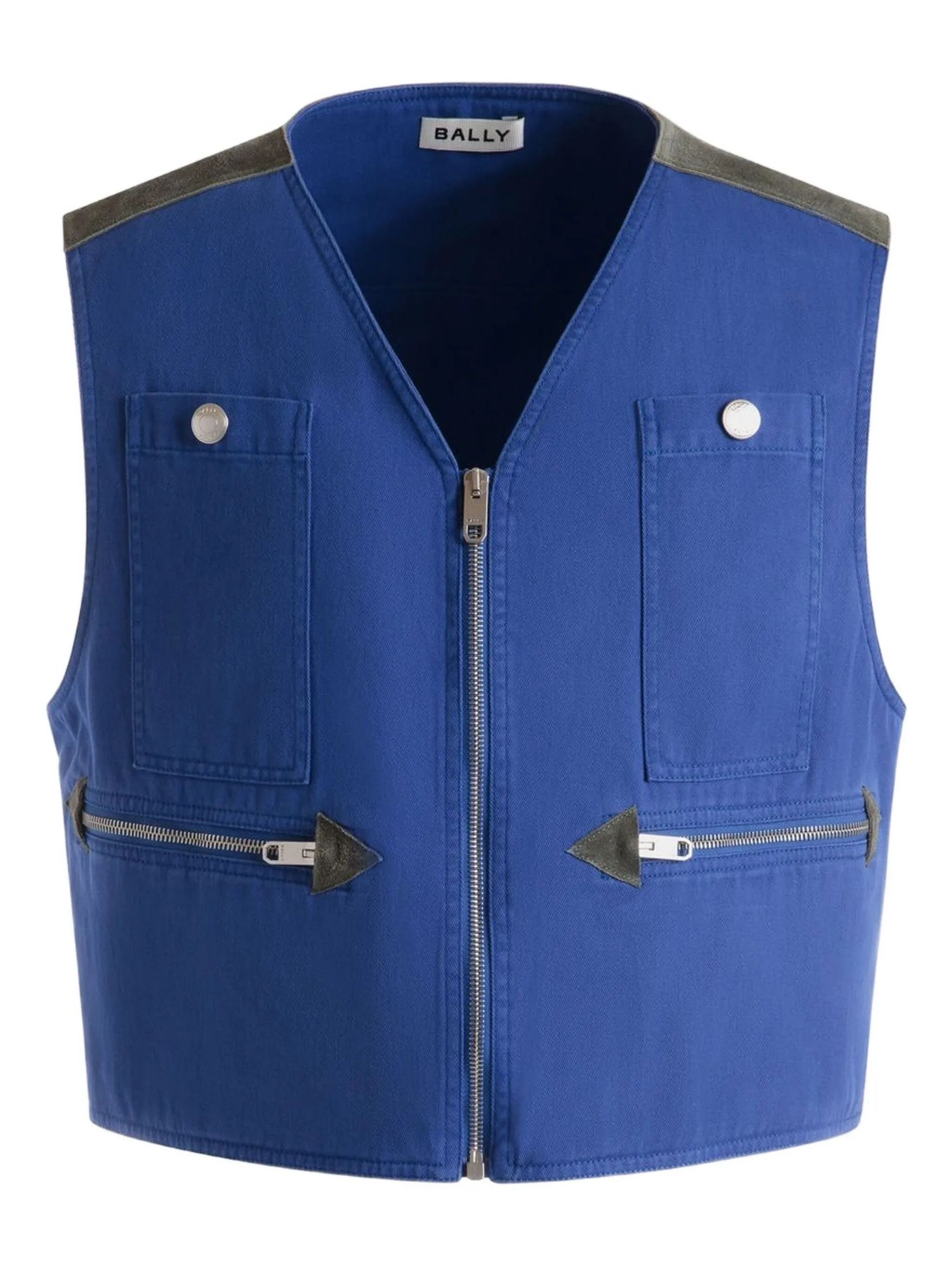 

Жилет на молнии Bally, синий