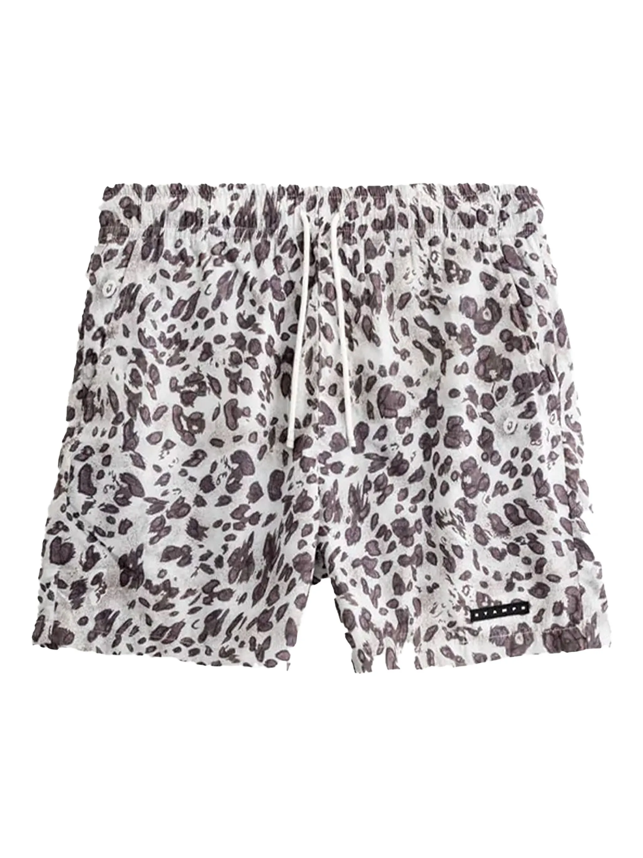 

Шорты с леопардовым принтом Stampd, серый