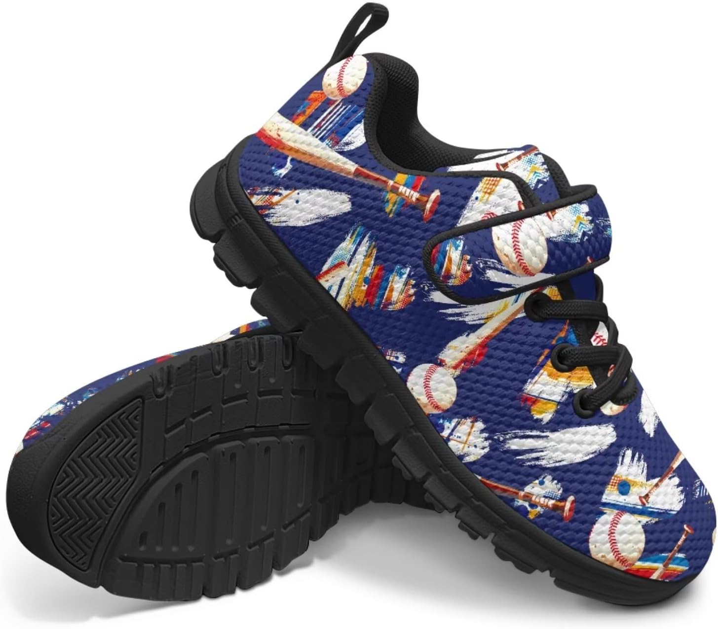 

Детские кроссовки для мальчиков, дышащие спортивные кроссовки для бега и тенниса для детей младшего и старшего возраста, размеры US 11-2.5 Pointodoor, синий