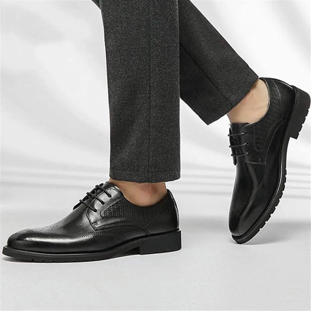 Мужские оксфорды Brogue Generic, черный — фото 3