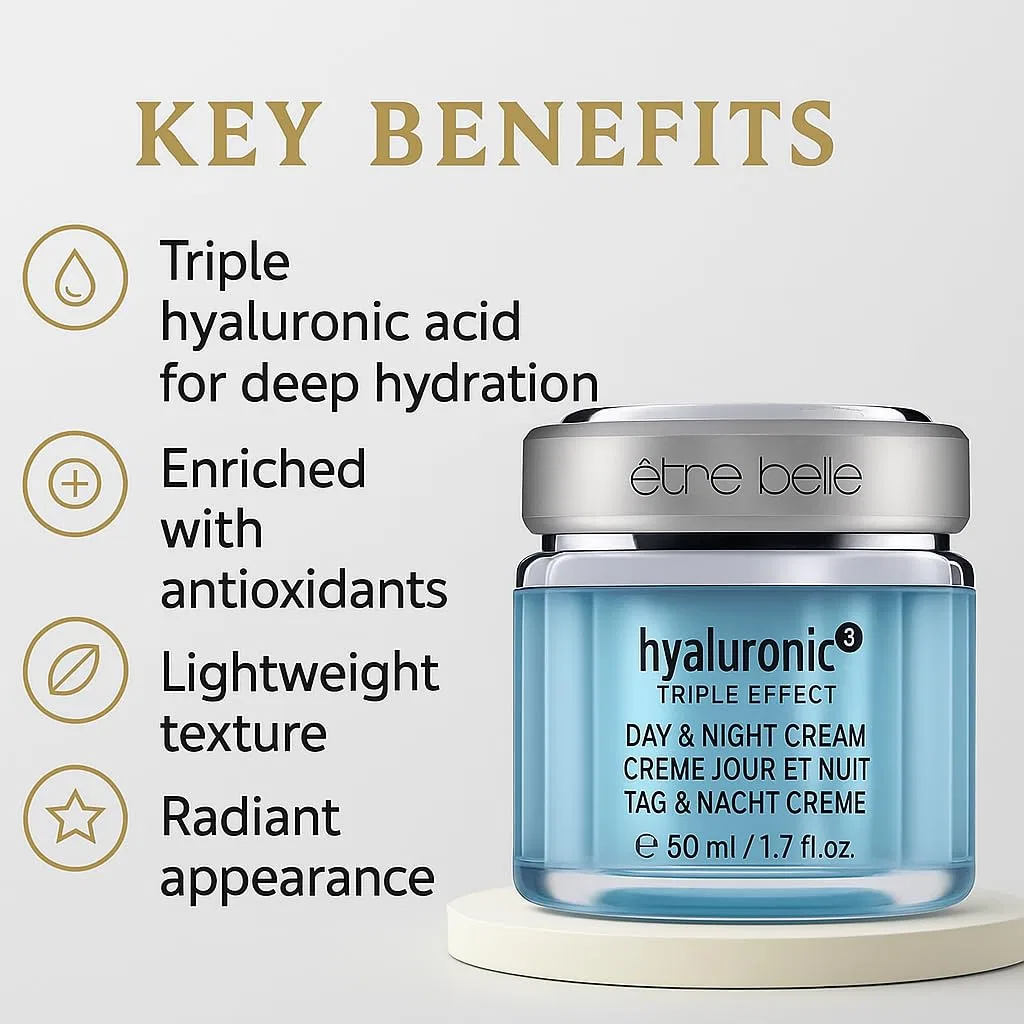 Дневной и ночной крем с гиалуроновой кислотой être belle hyaluronic³ Êb Être Belle — фото 2
