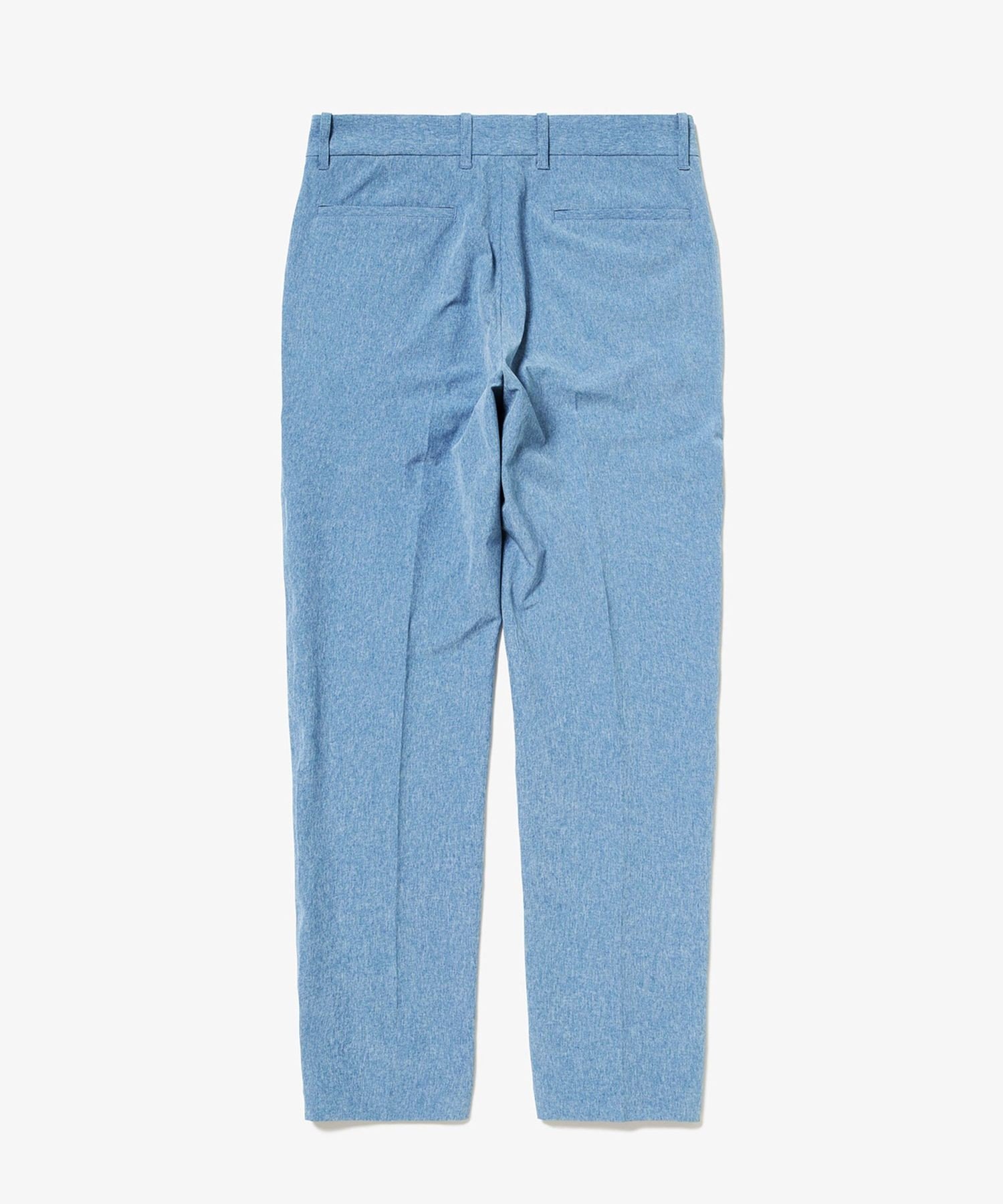 Эластичные брюки с одной складкой LACOSTE, Grayish Blue — фото 4