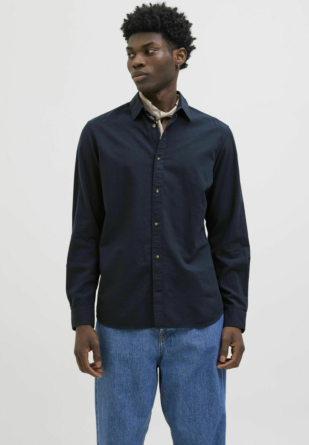 

Рубашка COMFORT FIT Jack & Jones, темно-синий