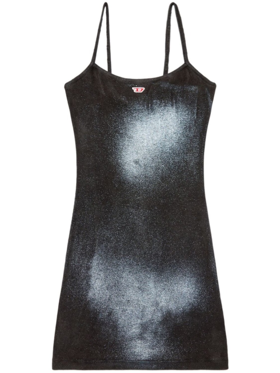 

Diesel платье мини D-Hopy-N2 в рубчик, черный