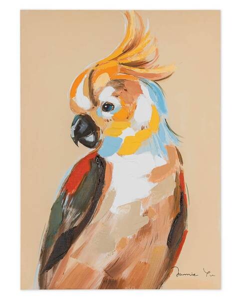 

Картина KUNSTLOFT handgemalt Portrait eines Kakadus, многоцветный